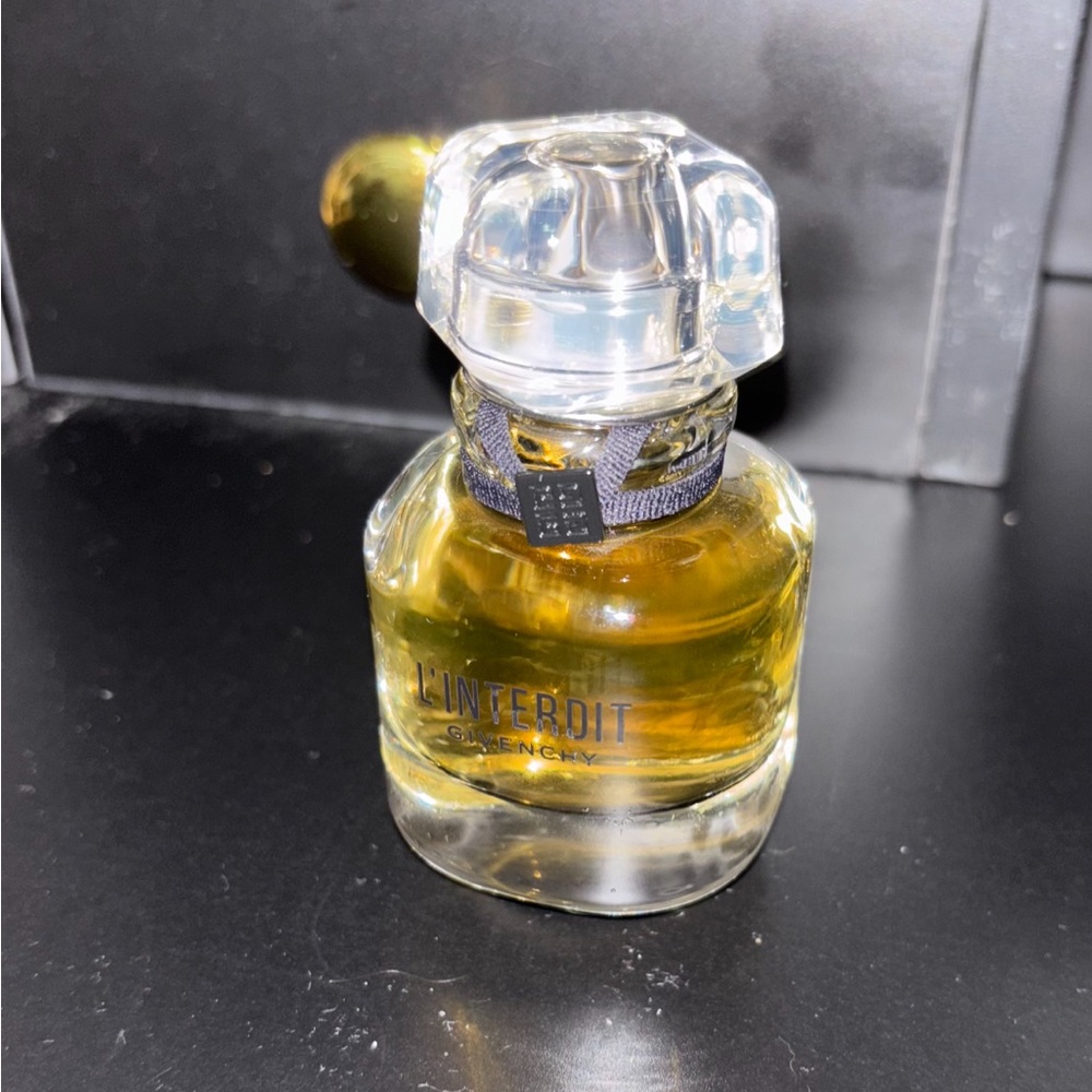 Givenchy L'Interdit Fragrance with Golden Hue